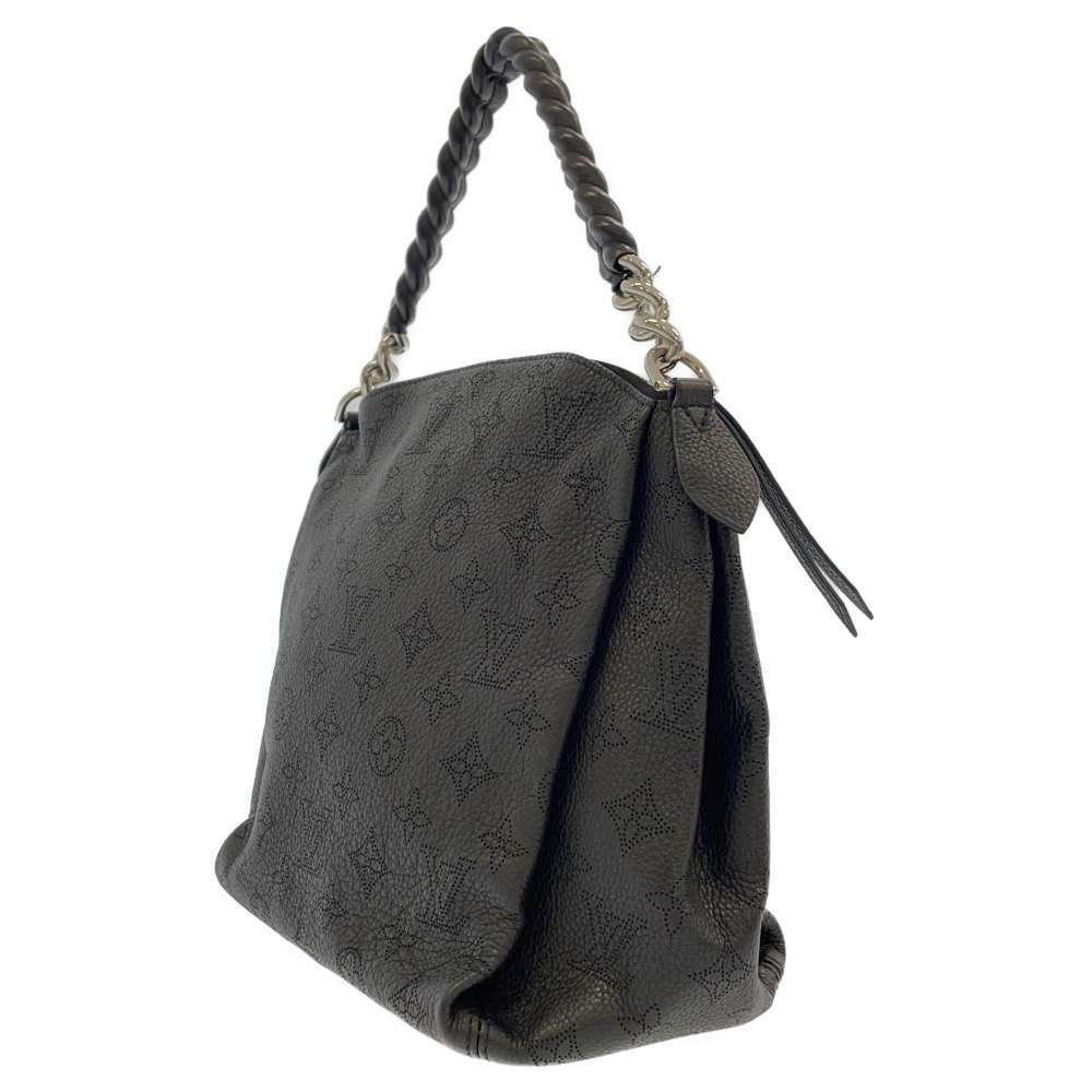 Louis Vuitton Black Chain Monogram Bag Shoulder Handbag Babylon Mahina